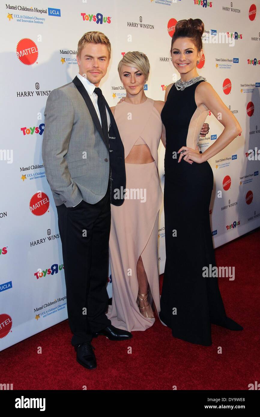 Los Angeles, California, USA. 10th Apr, 2014. Derek Hough, Julianne