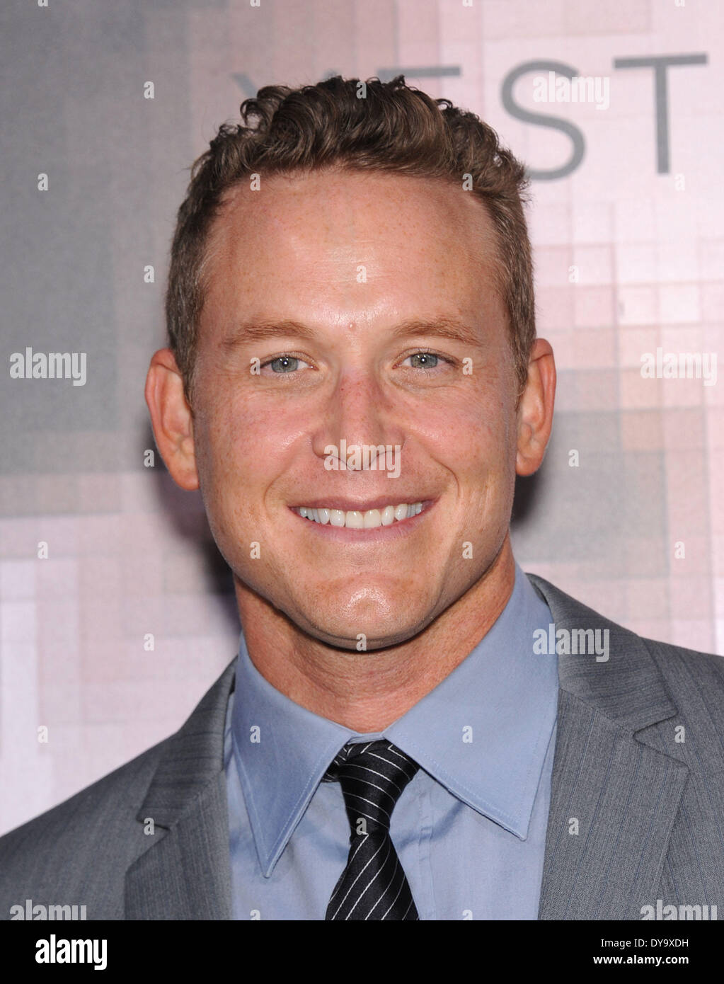 Westwood, California, USA. 10th Apr, 2014. Cole Hauser arrives for the premiere of the film 'Transcendence' at the Village theater. Credit:  Lisa O'Connor/ZUMAPRESS.com/Alamy Live News Stock Photo