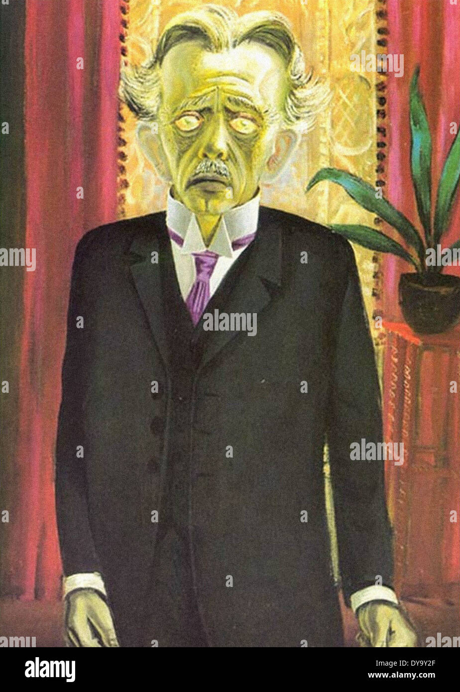 Otto Dix Portrait of Dr. Heinrich Stadelmann Stock Photo
