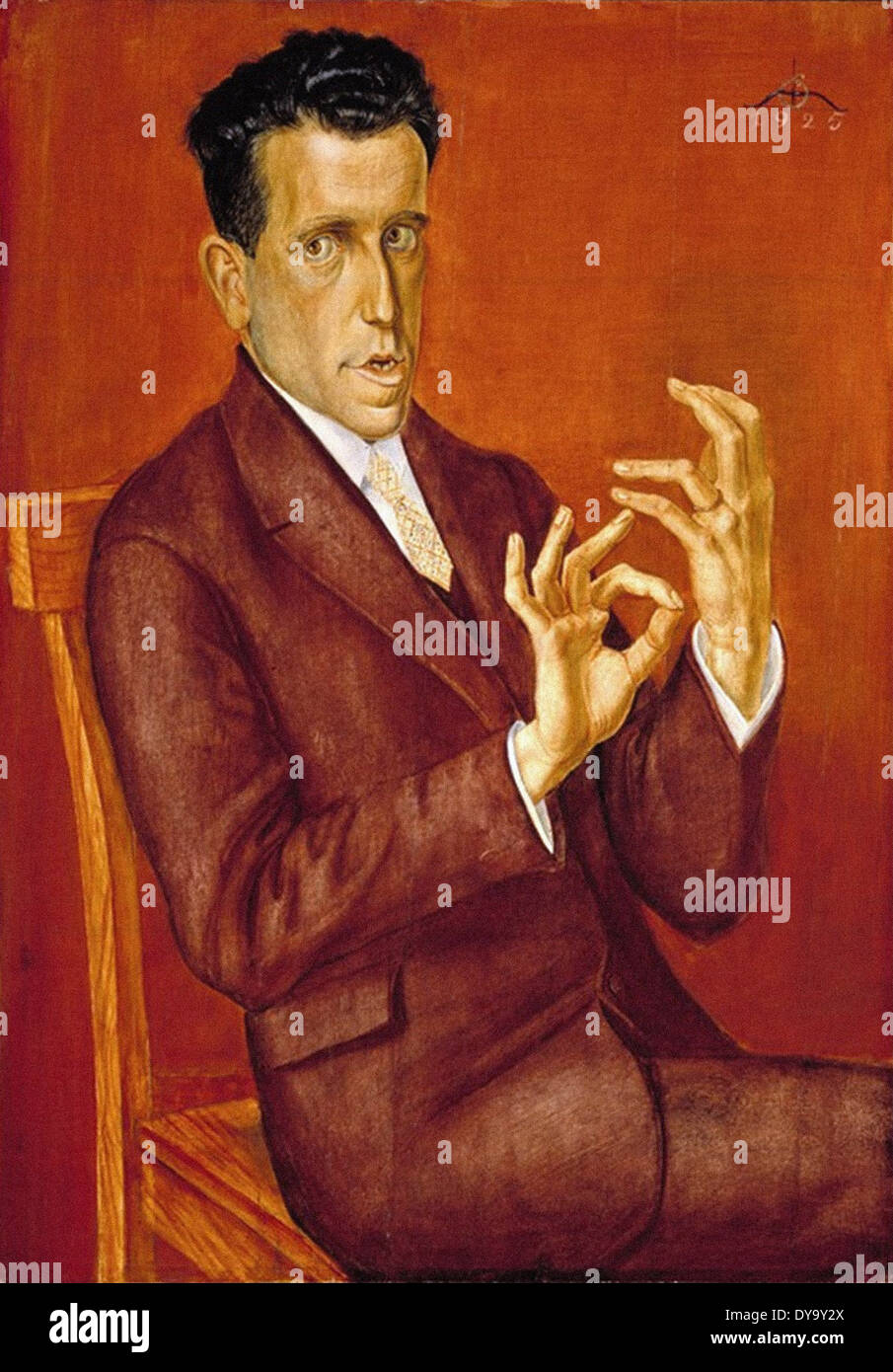 Otto Dix Portrait of the Lawyer Hugo Simons Stock Photo
