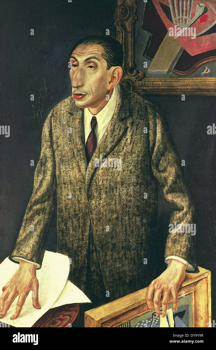 Otto Dix The Art Dealer Alfred Flechtheim Stock Photo Alamy