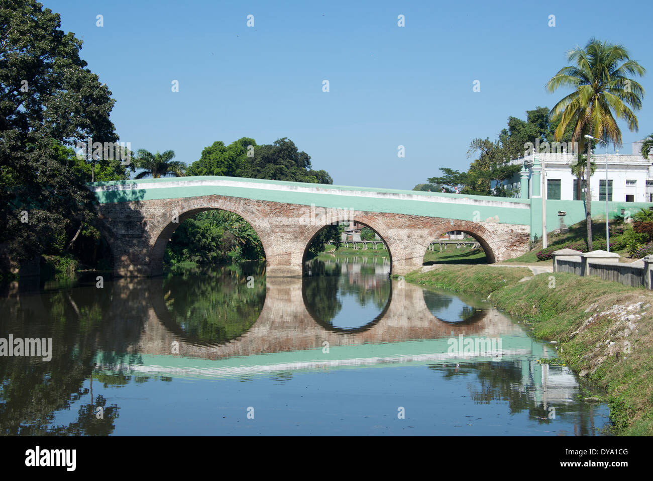 Yayabo Bridge Sancti Spiritus town, Sancti Spiritus Province Cuba Stock Photo