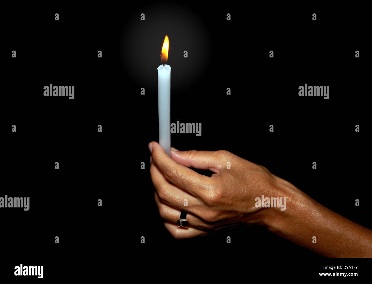 Hand Holding Candle High Resolution Stock Photography and Images - Alamy