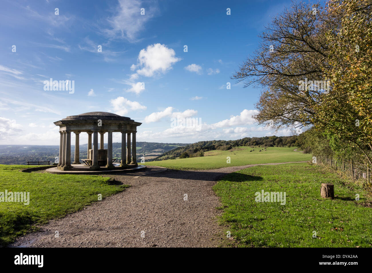Inglis Memorial on Colley Hill, Reigate, Surrey, UK Stock Photo