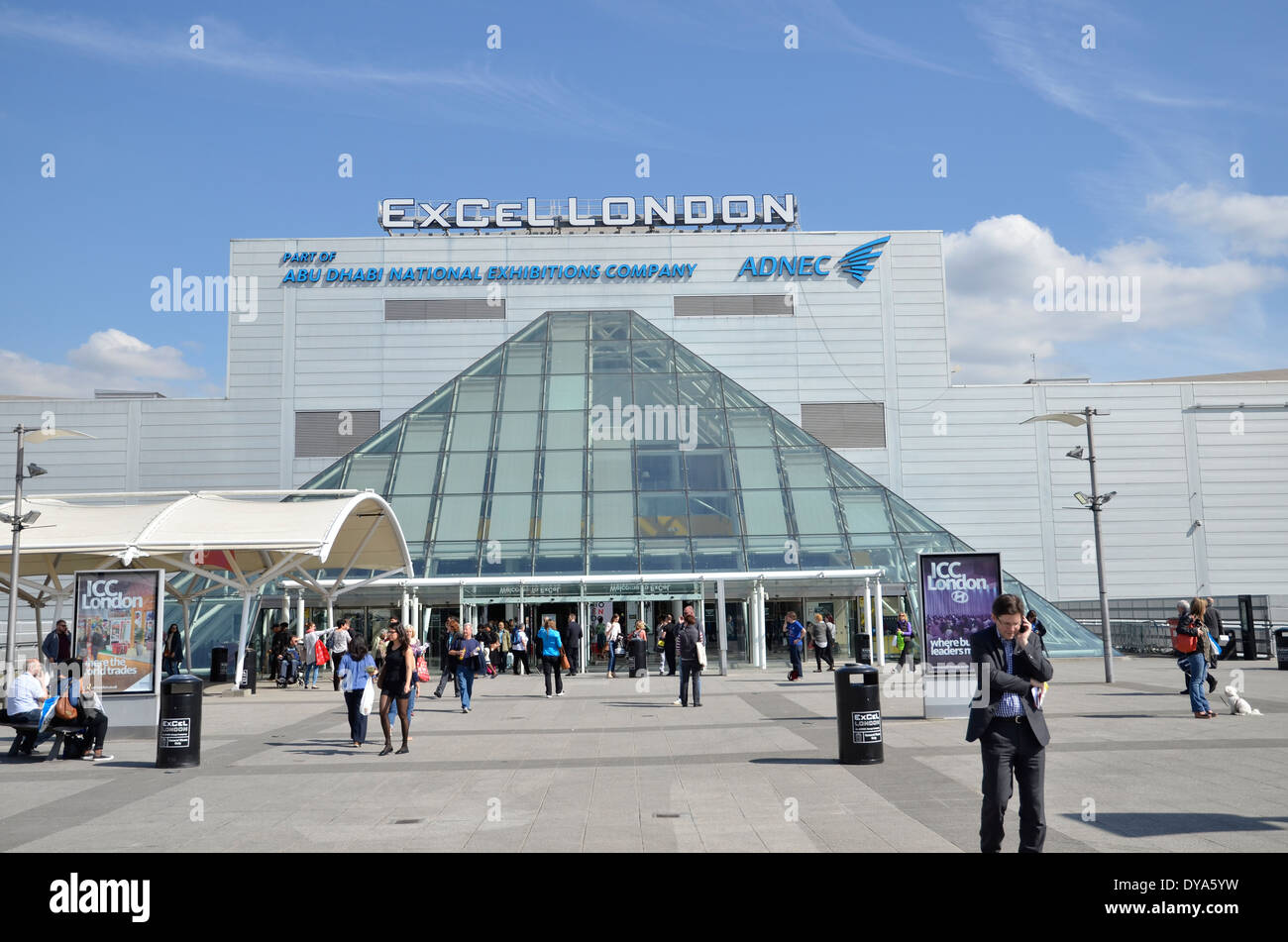 The Excel Exhibition Centre in London's Docklands Stock Photo Alamy