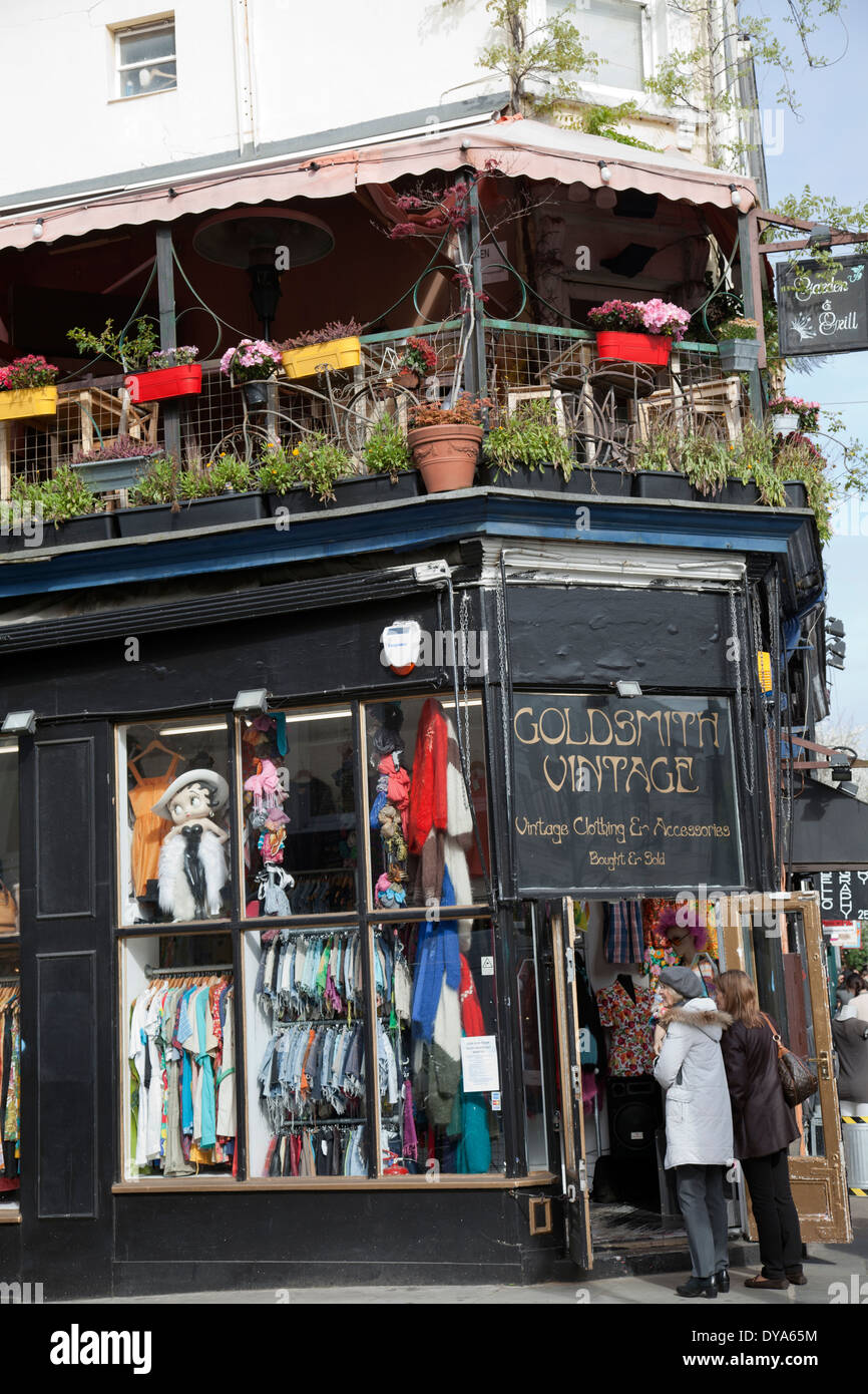 Portobello Road Market Vintage High Resolution Stock Photography and