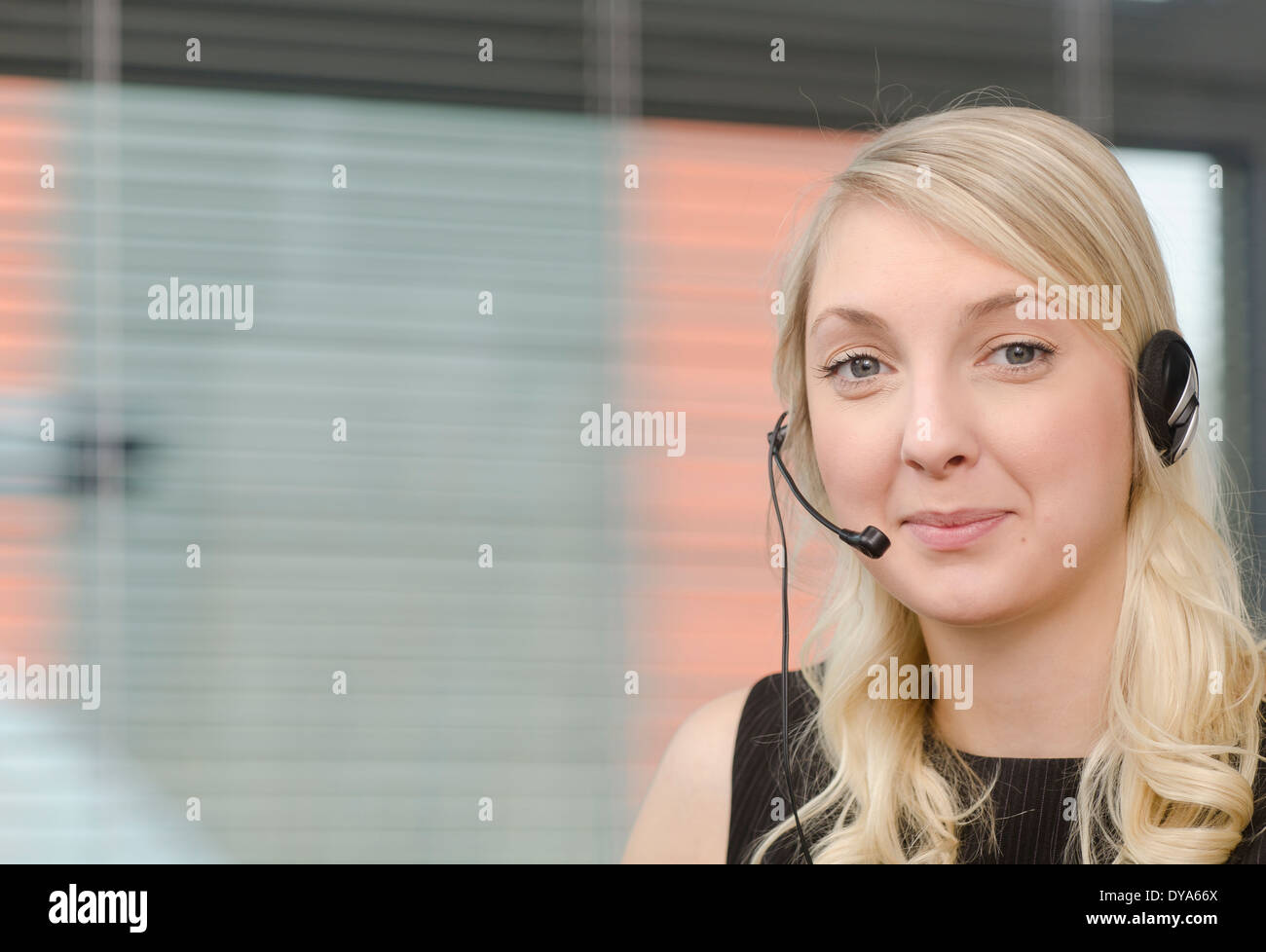 Blond girl taking phone calls blond girl taking phone calls hi-res ... image