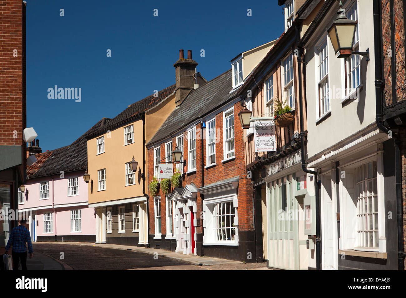 UK, England, Norfolk, Norwich, Tombland, Princes Street Stock Photo