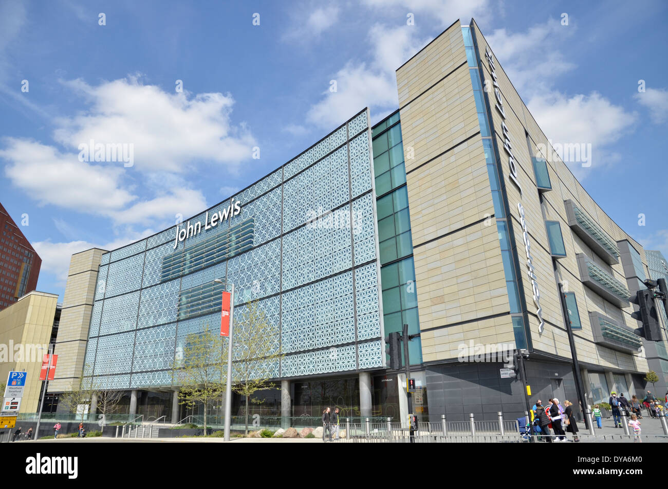 The John Lewis store at the Stratford Westfield shopping complex in