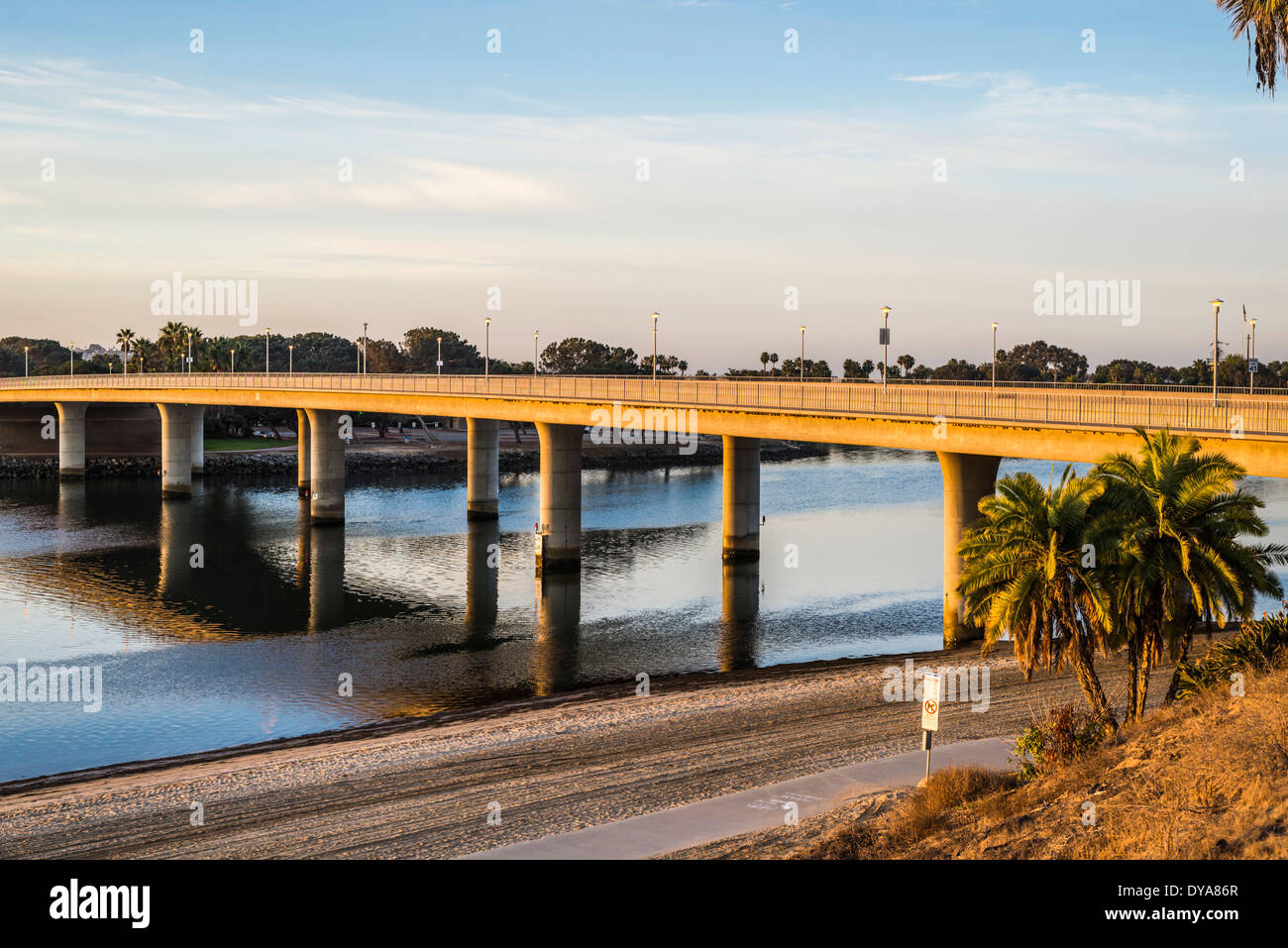 Ingraham Street Bridge. San Diego, California, United States Stock