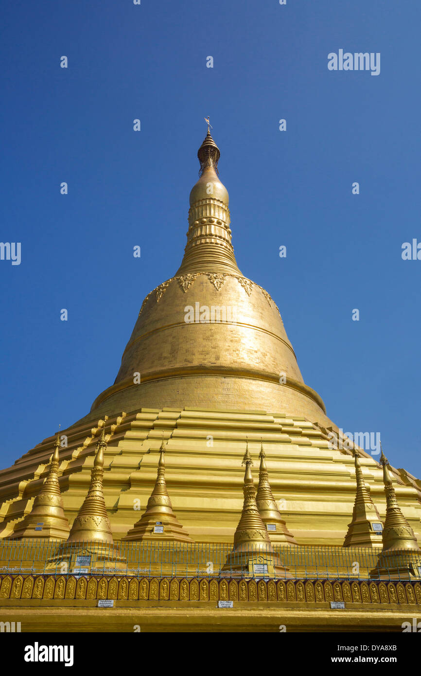 Myanmar Burma Asia Pegu architecture Buddha Buddhism city colourful ...