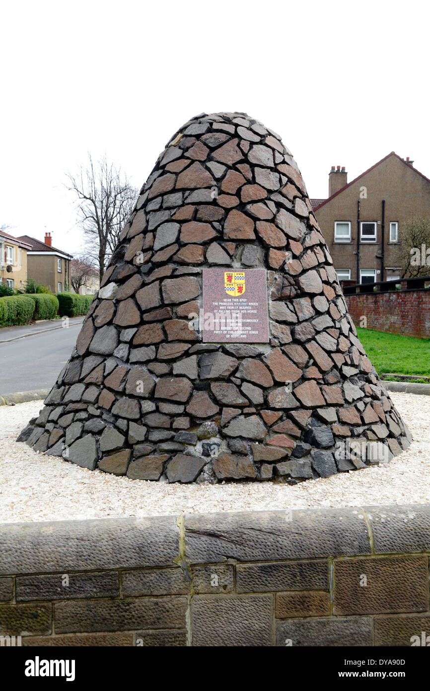 Monument to The Princess Marjory Bruce the Mother of Robert The Bruce
