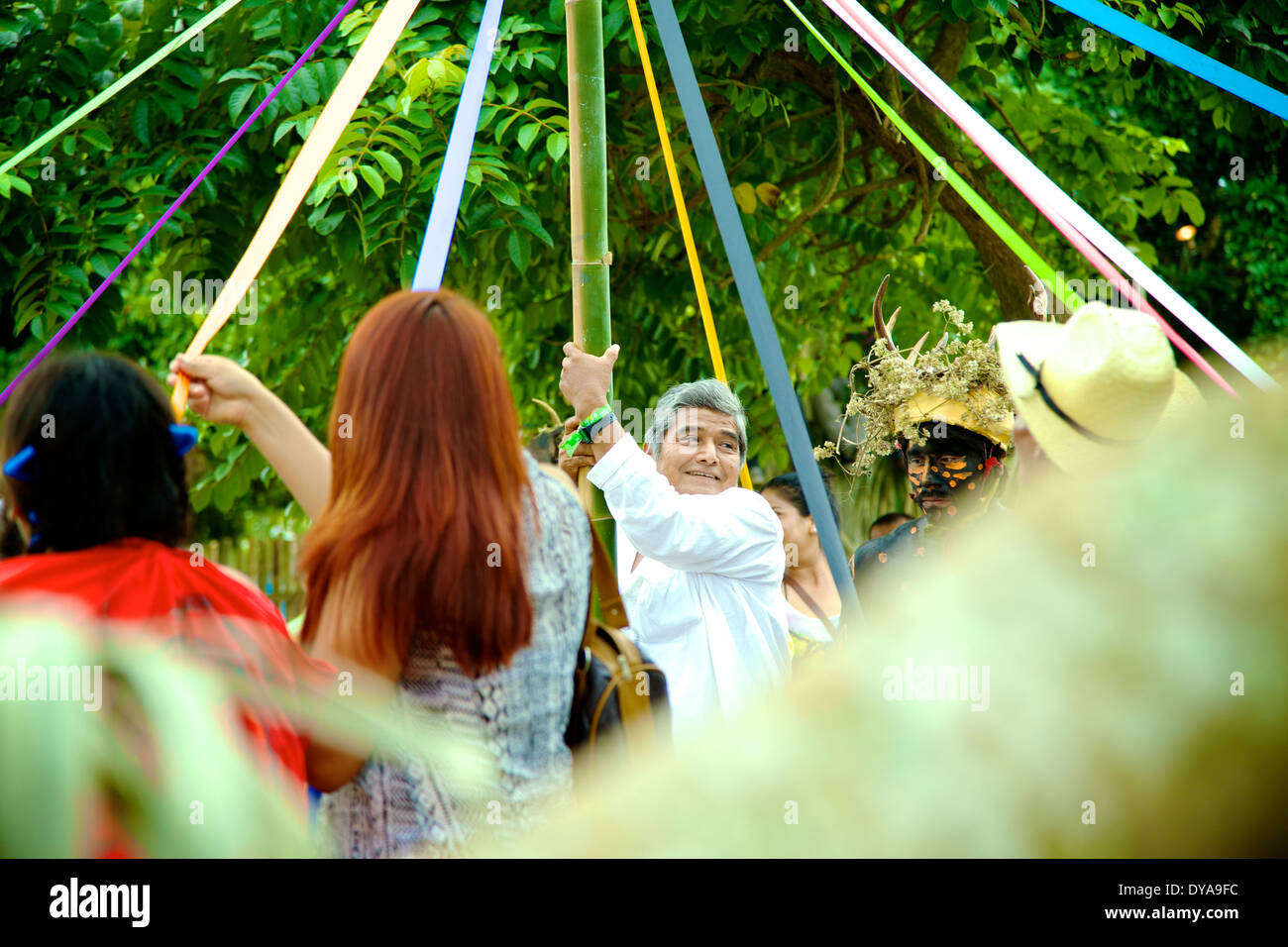 Warriors in traditional dress, perform an ancient ritual dance Stock ...