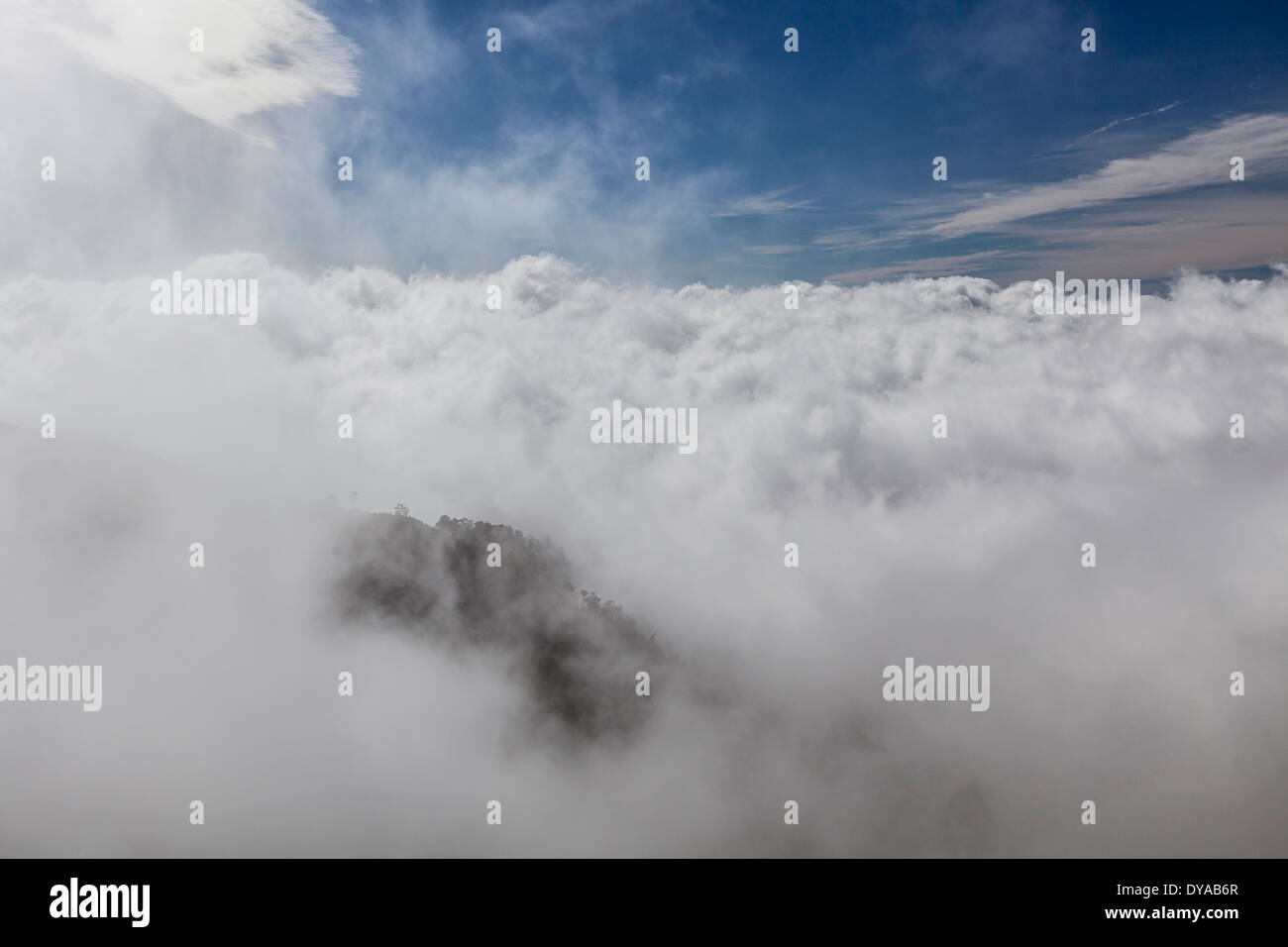 Misty mountain view Stock Photo - Alamy