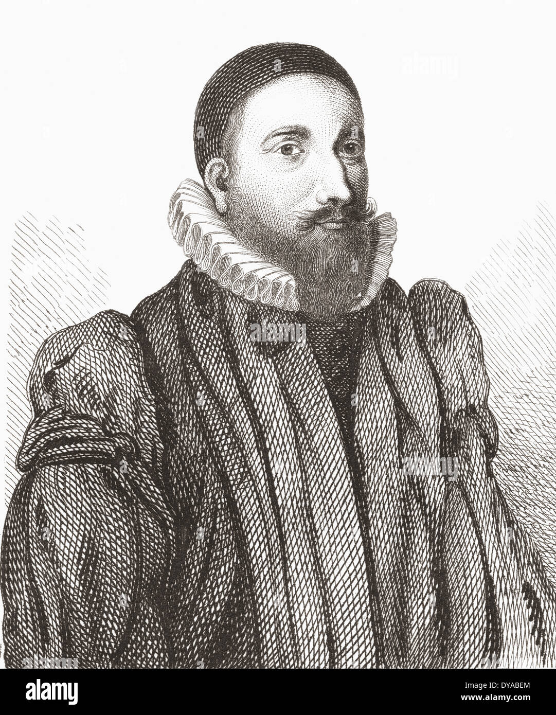 Patrick Forbes, 1564 – 1635. Late 16th and early 17th century Scottish churchman and Bishop of Aberdeen. Stock Photo