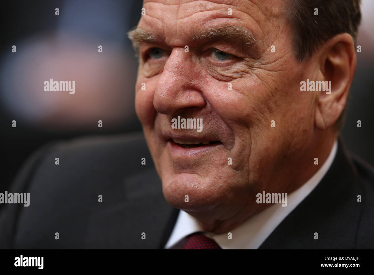 70th birthday of former german chancellor Gerhard Schröder