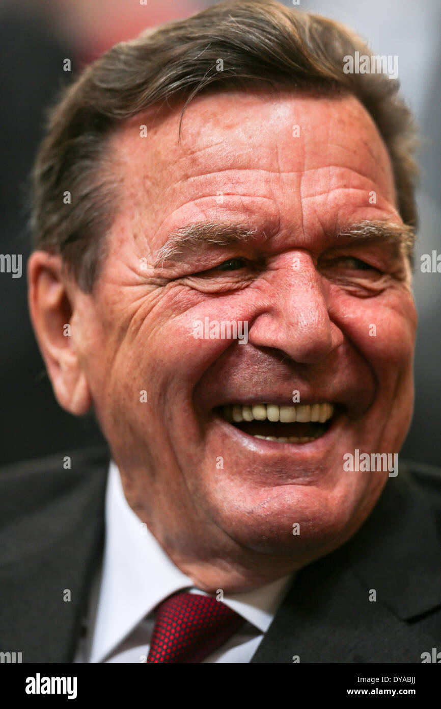 70th birthday of former german chancellor Gerhard Schröder