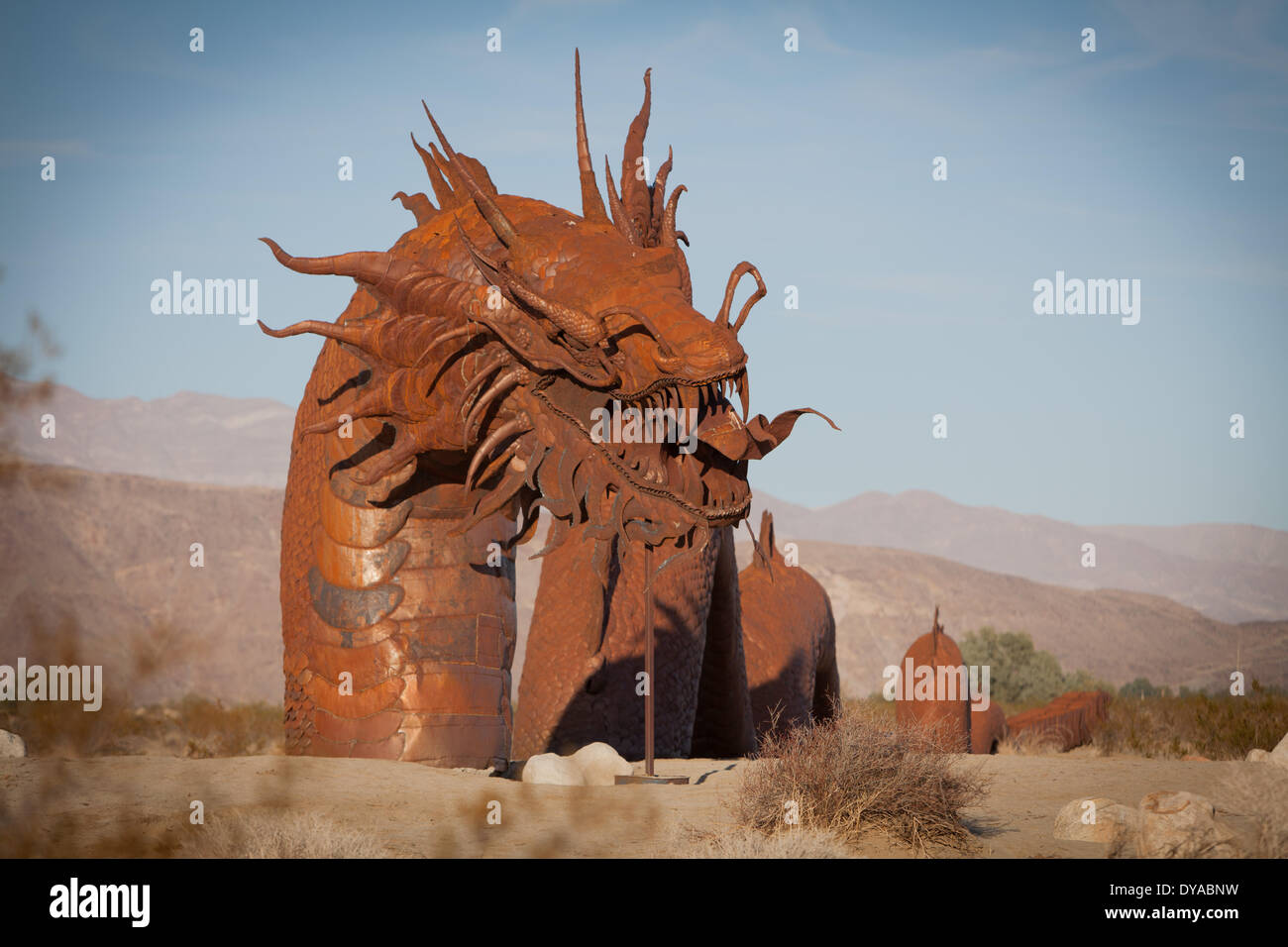 Serpent sculpture, from the "Sky Art"collection of philanthropist