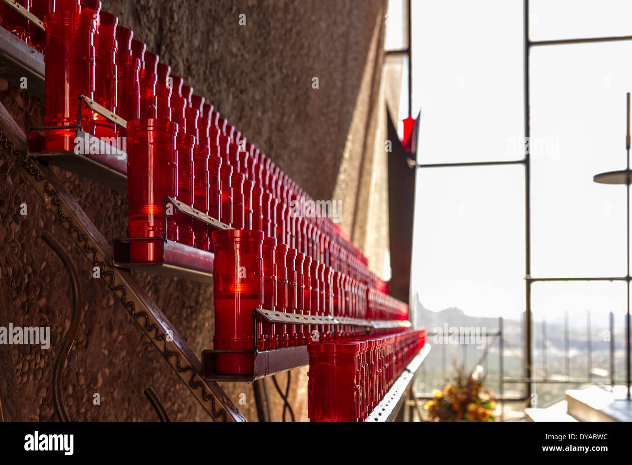 Candles, Chapel of the Holy Cross, Sedona, Arizona, USA Stock Photo Alamy