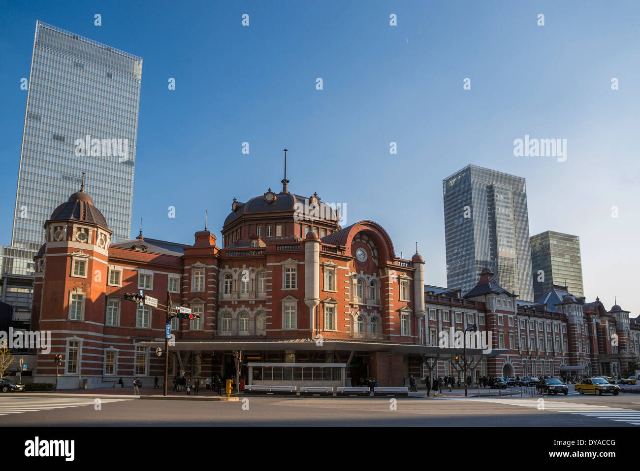 Japan, Asia, Tokyo, City, North, architecture, landmark, history, renewed, station, touristic, travel Stock Photo