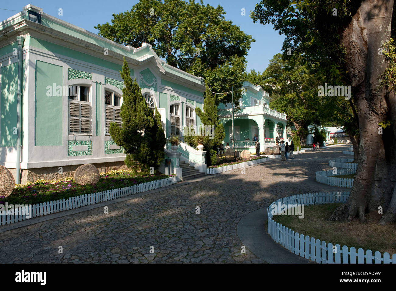 Avenida there Praia, China, Asia, colonial houses, Macao, Macau, Taipa