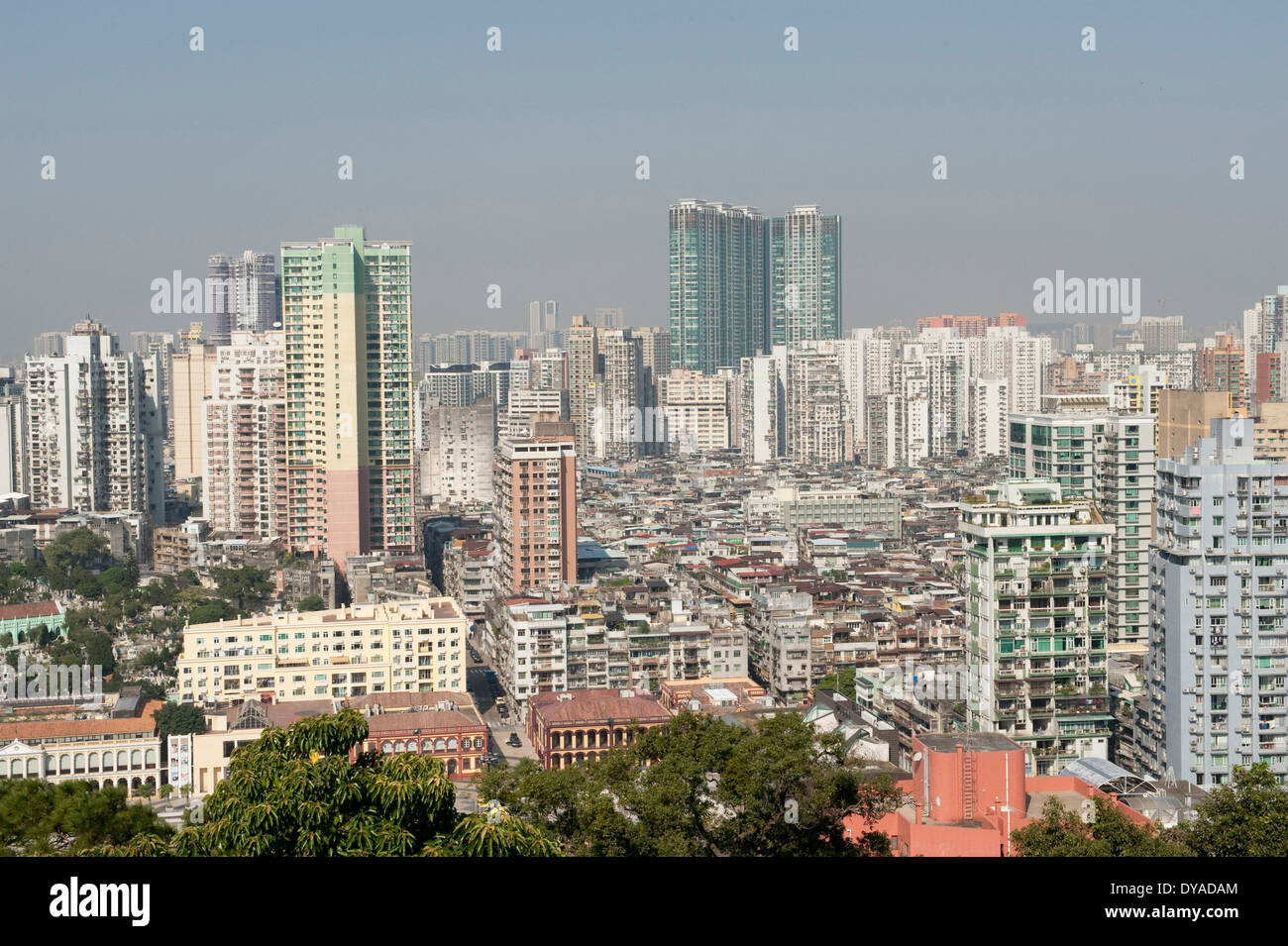 China, Asia, Macao, Macau, Skyline, urban Stock Photo