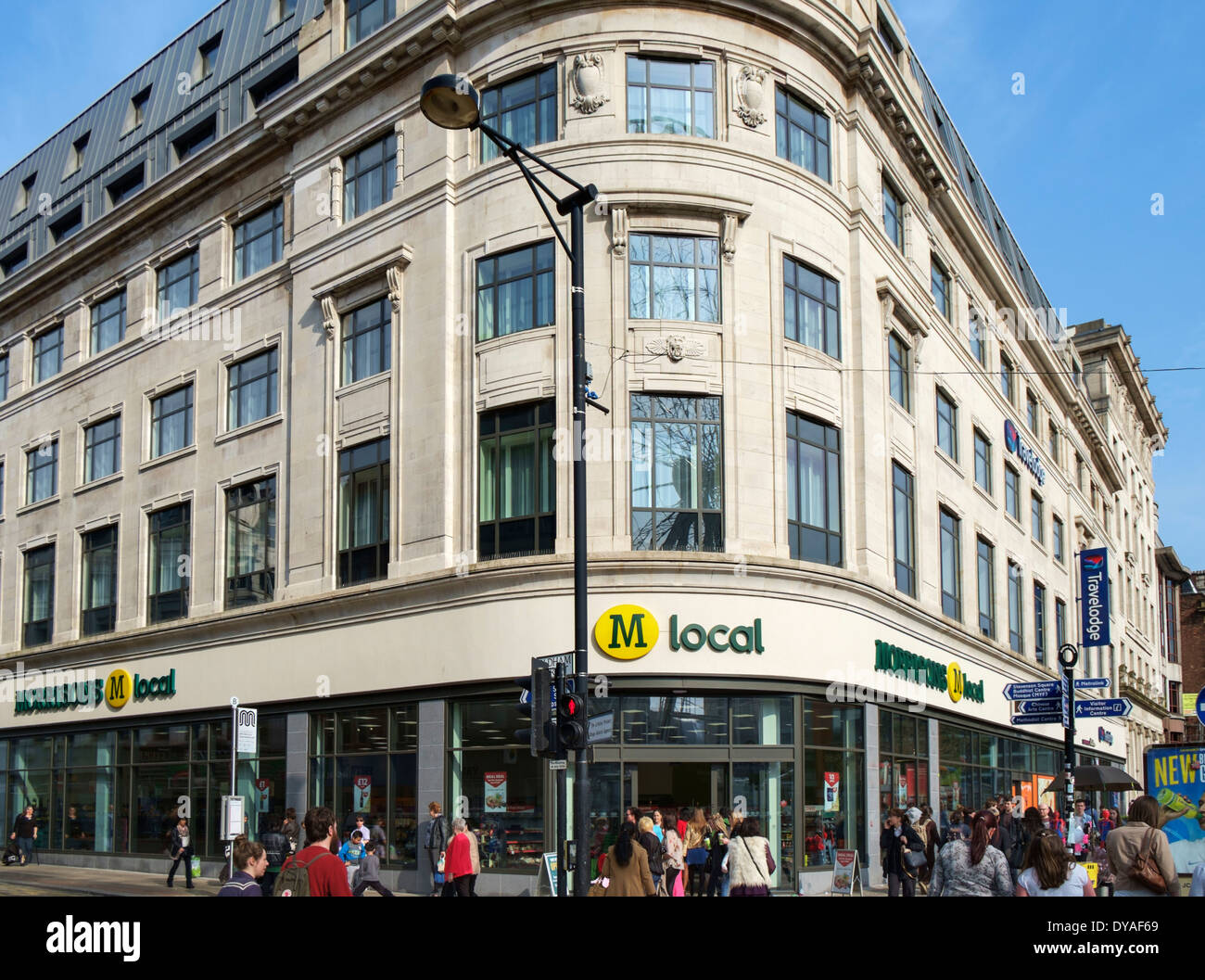 Morrisons Local Store on Piccadilly in Manchester city centre, England, UK Stock Photo Alamy