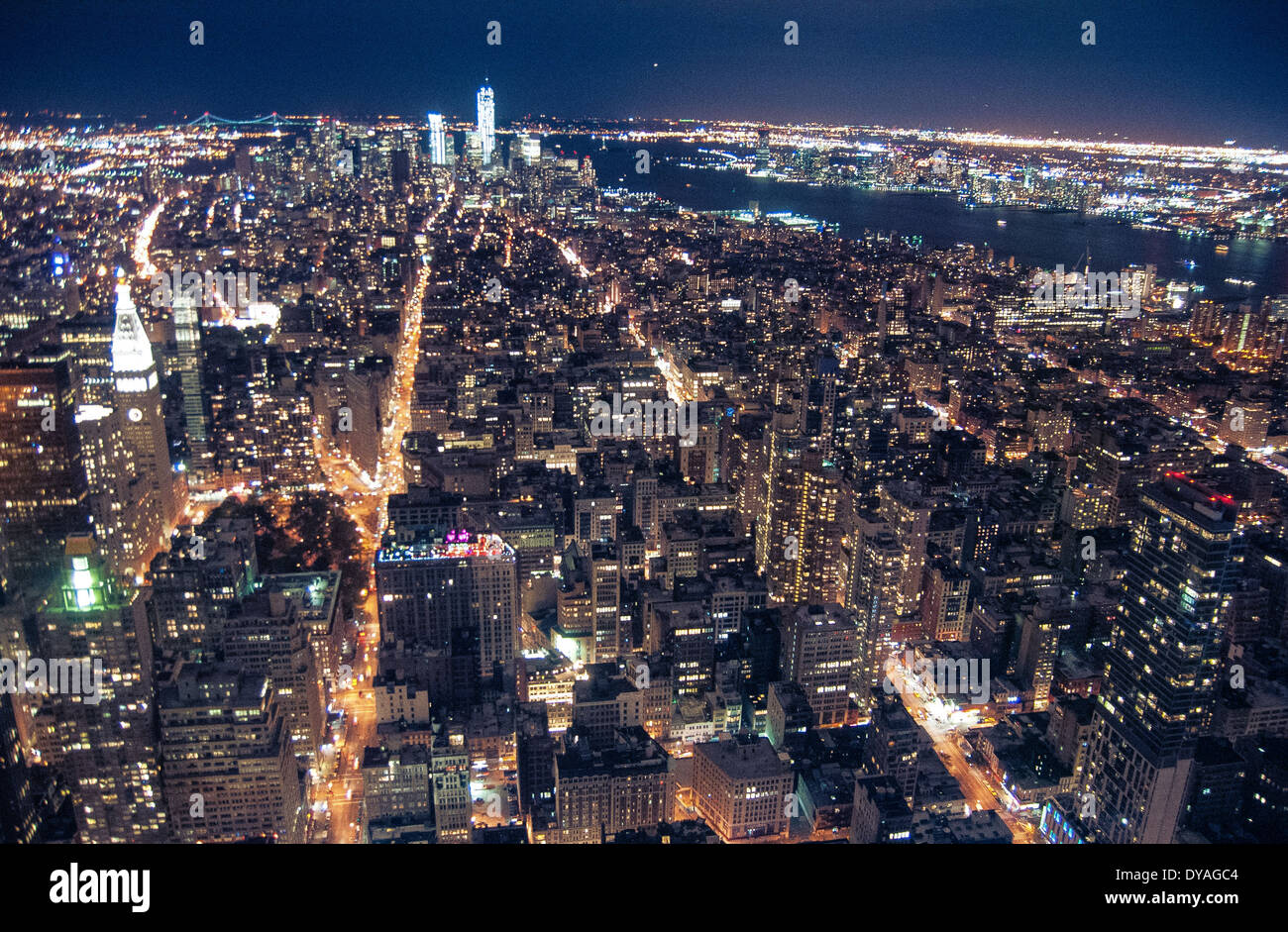 Empire State Building - 86th Floor View Stock Photo - Alamy