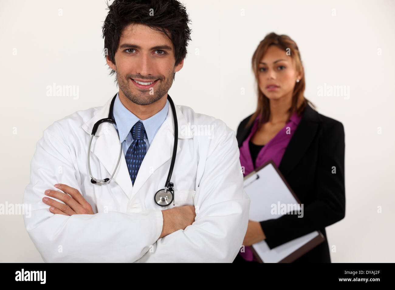 White woman doctor angry hi-res stock photography and images - Alamy
