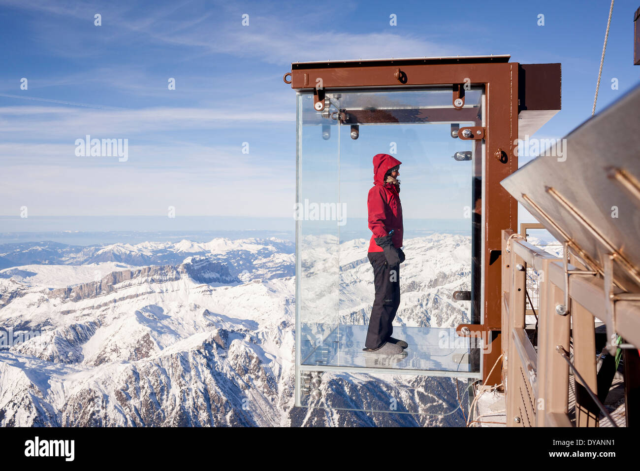 Aiguille du midi glass hi-res stock photography and images - Alamy