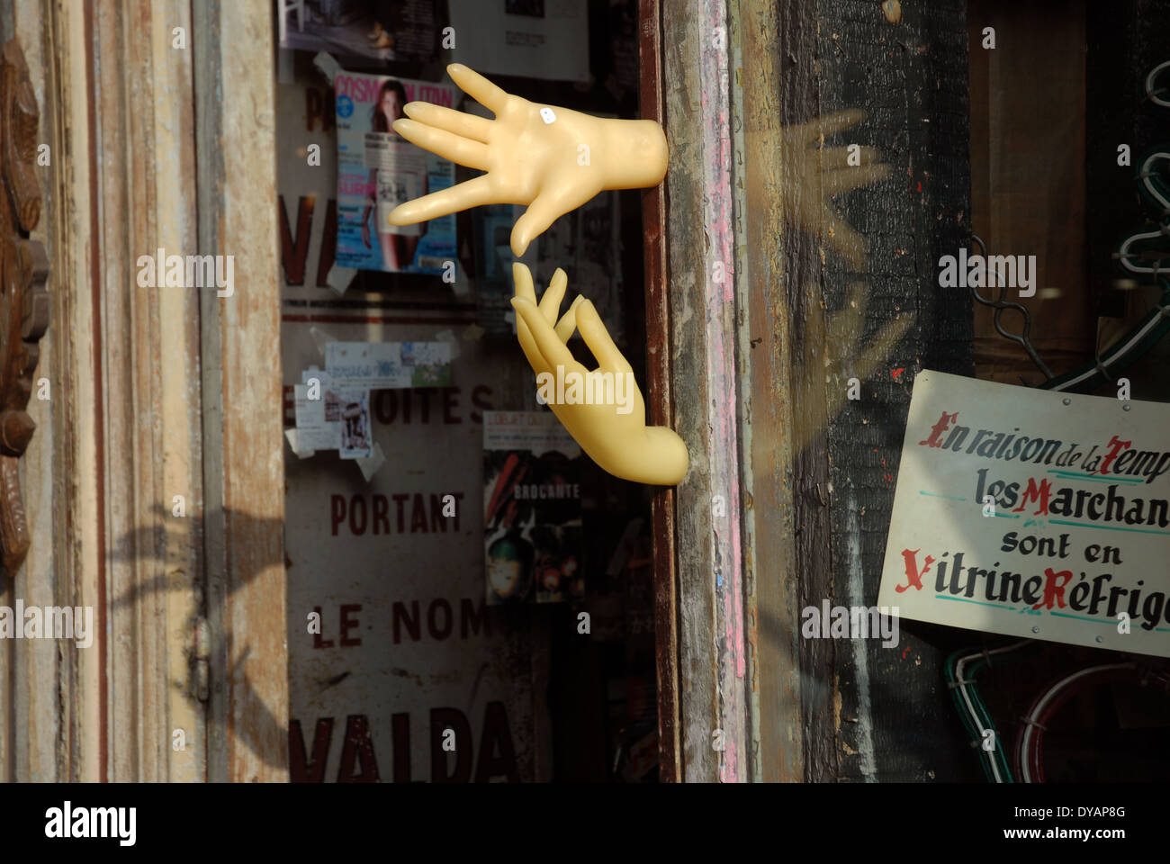 Front of Antique Shop, Paris, France Stock Photo Alamy