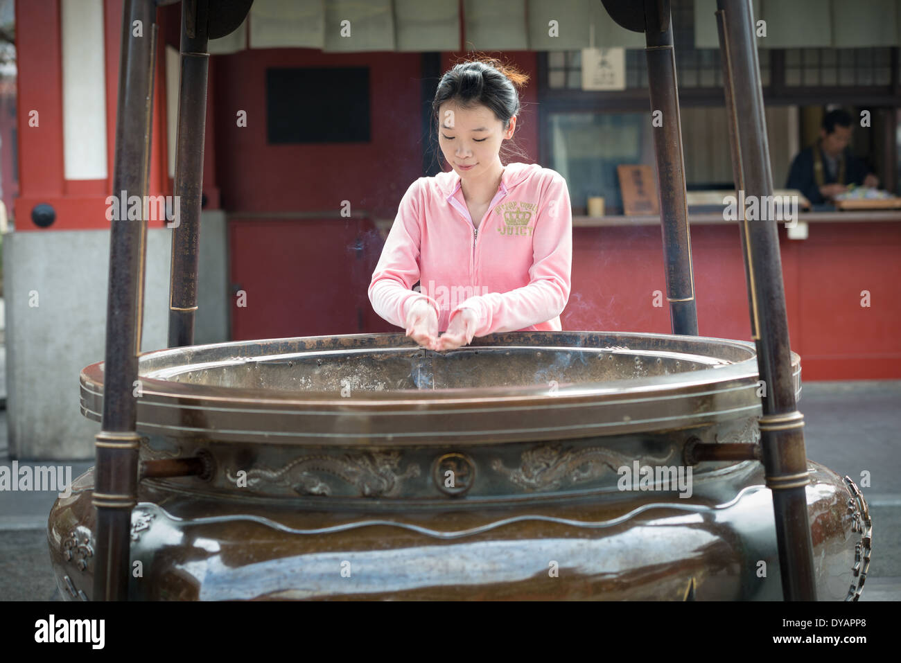 Incense burner sensoji temple hi-res stock photography and images - Alamy