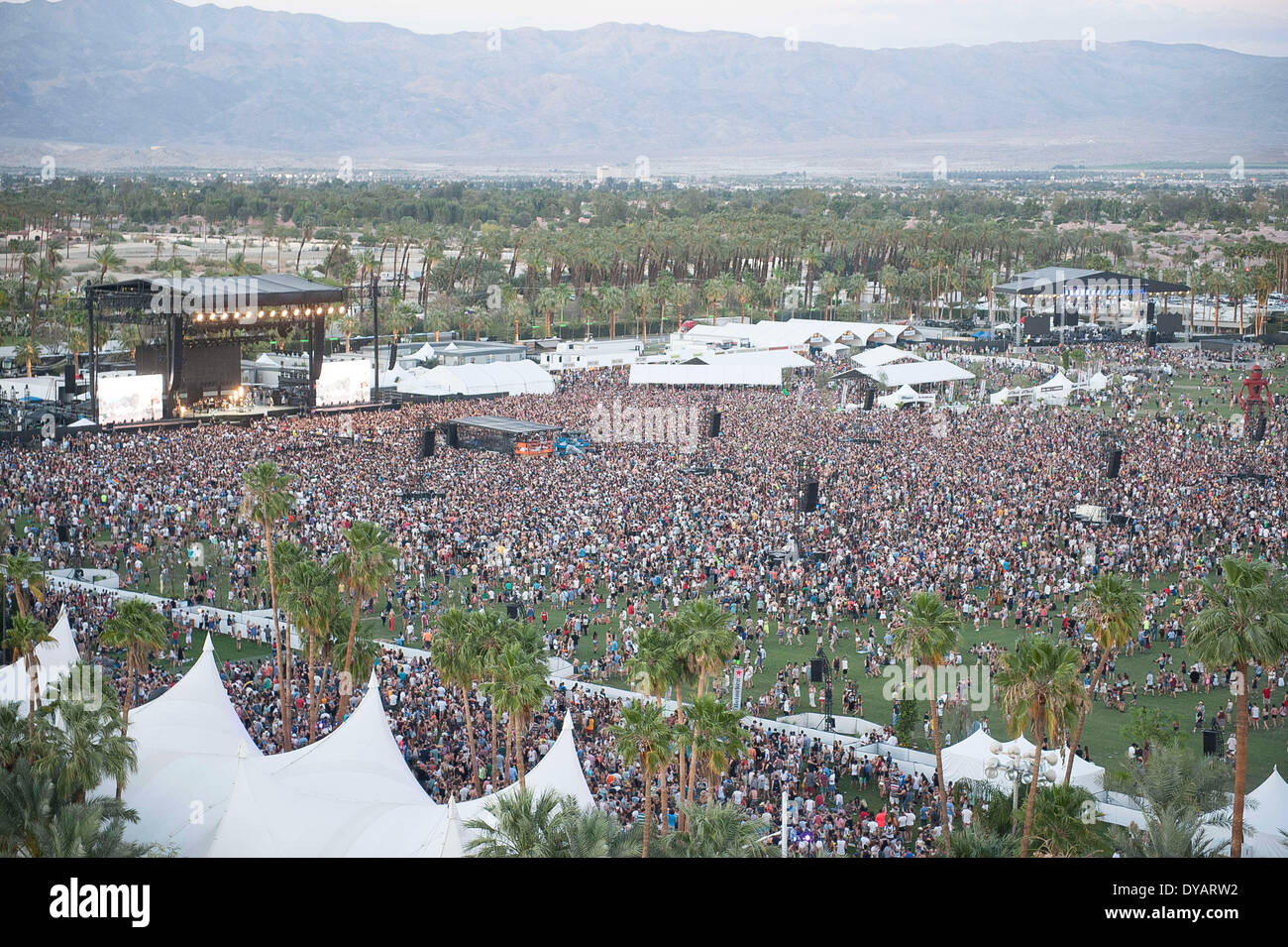 Apr 10, 2014 - Indio, California; USA - General Atmosphere of the 2014  Coachella Music & Arts Festival that is taking place at the Empire Polo  Field. The three day festival will