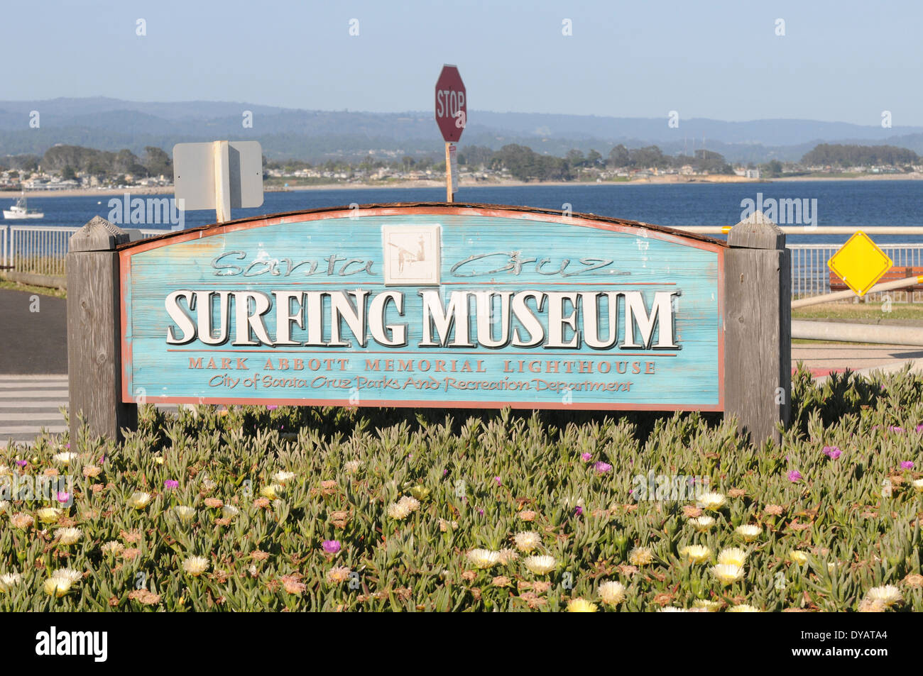 surfing museum lighthouse field Santa Cruz California Stock Photo