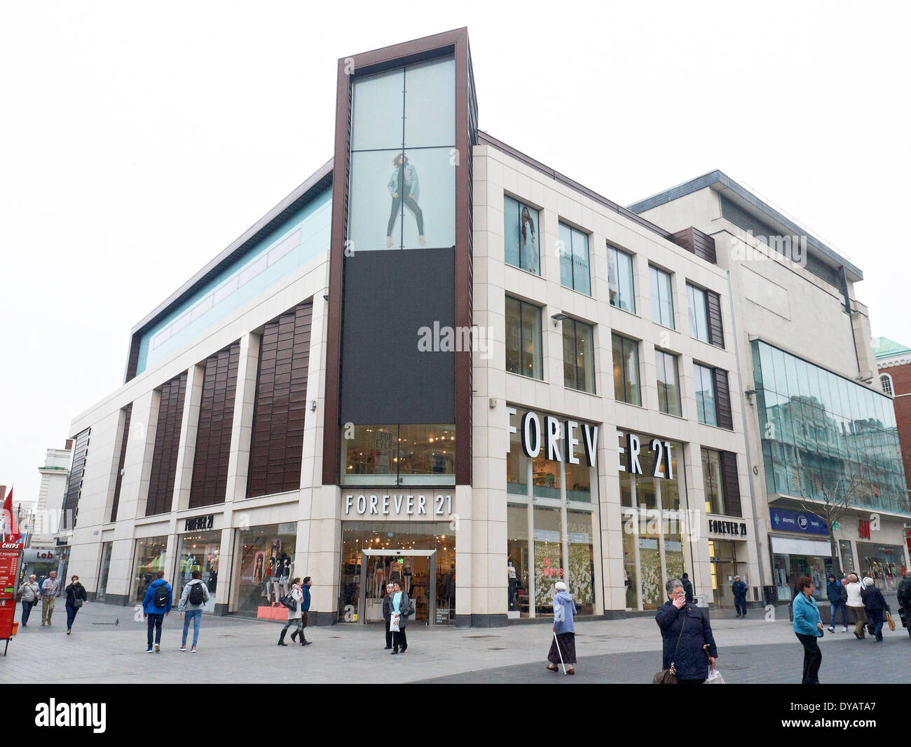 Forever 21 store in Church Street Liverpool UK Stock Photo