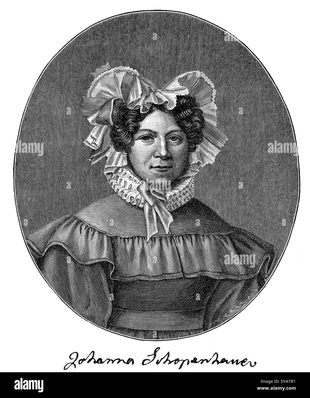 Johanna Schopenhauer; 1766 - 1838; was a German author Stock Photo