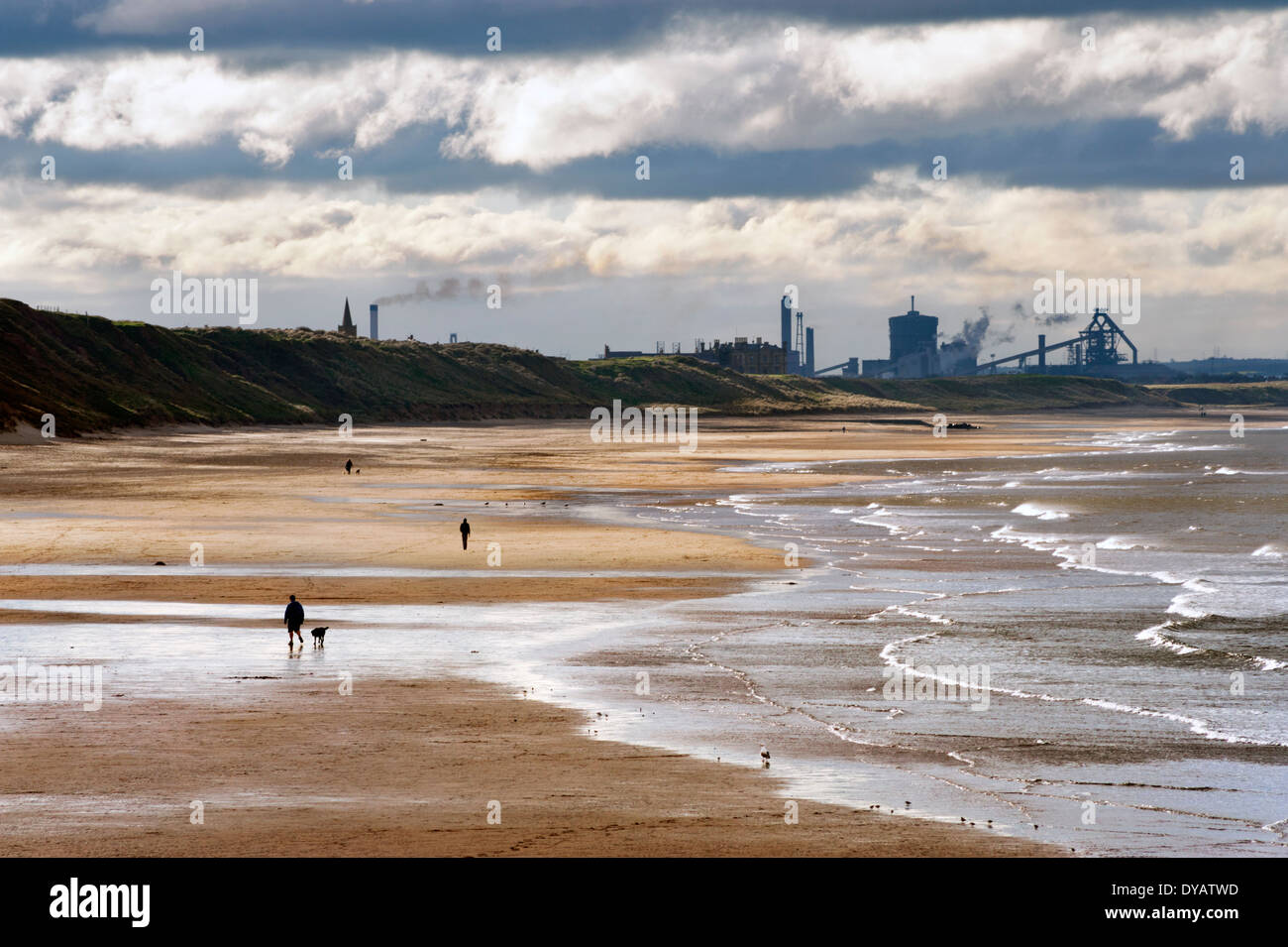 Evening on the beach, SaltburnbytheSea, Redcar and Cleveland, UK