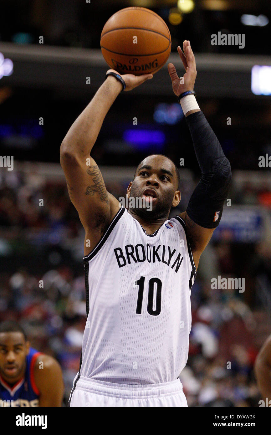 April 5, 2014 Brooklyn Nets guard Marcus Thornton (10) with the free