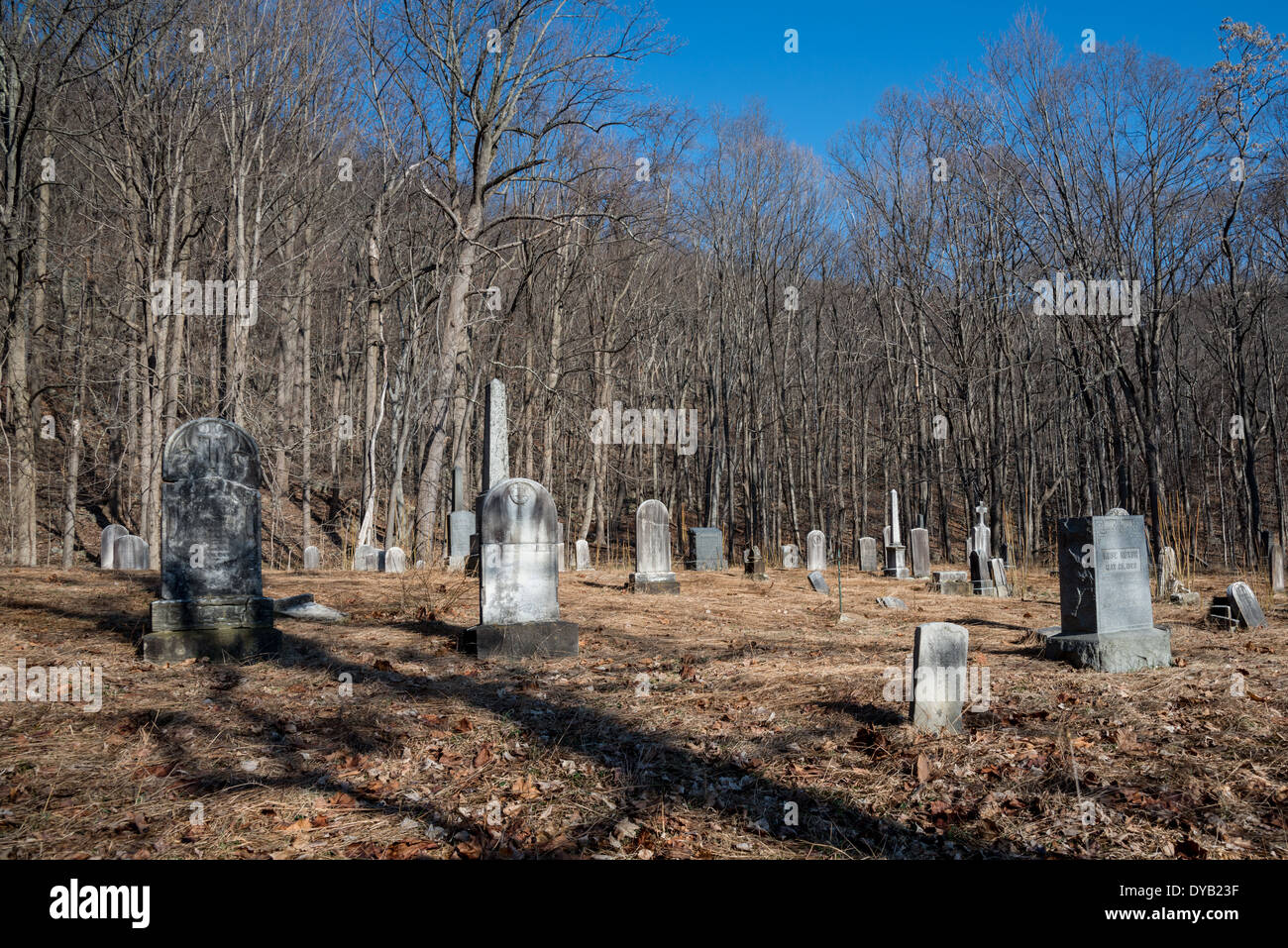 Old neglected headstone in church hi-res stock photography and images ...