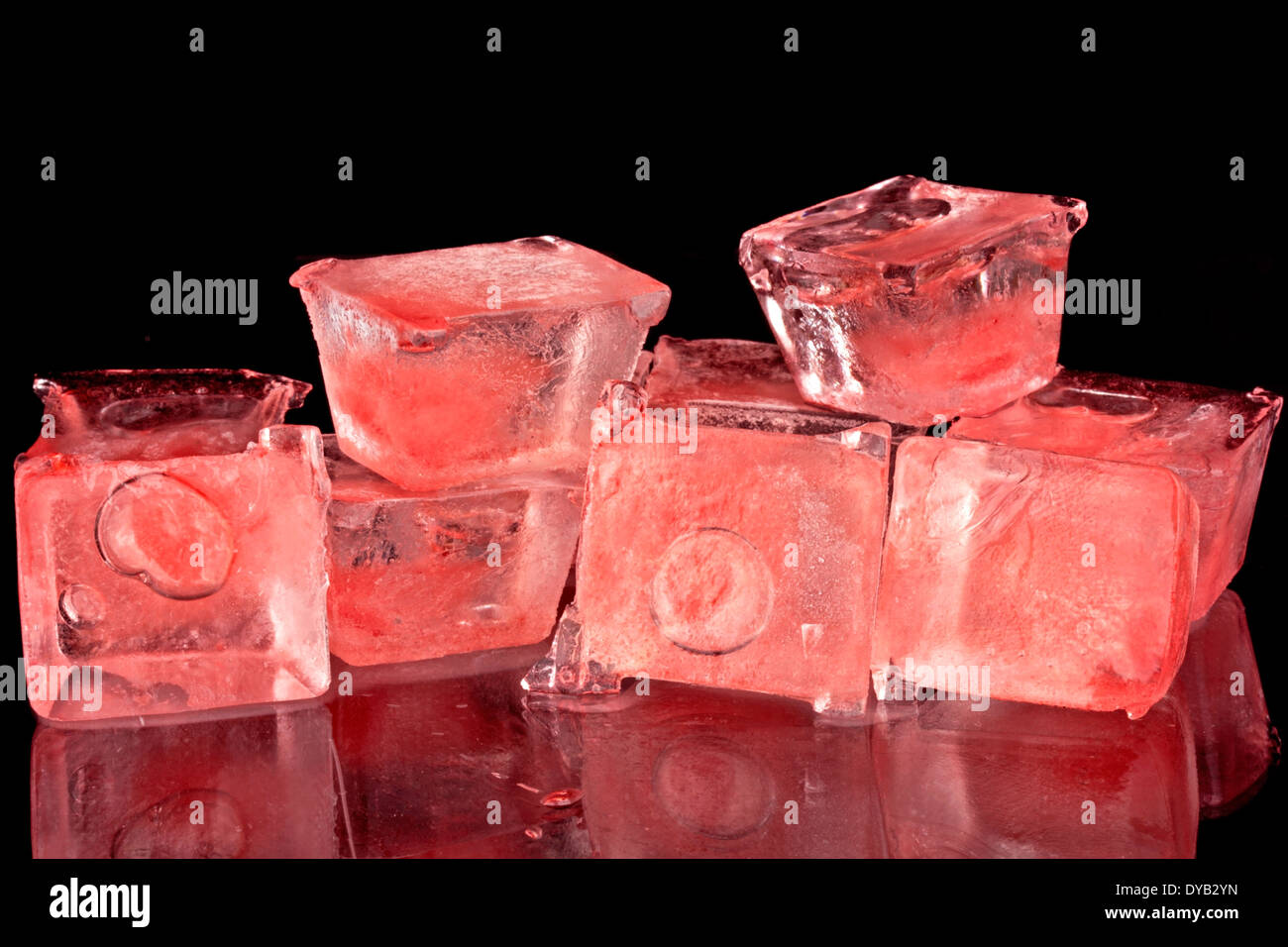 red ice cubes