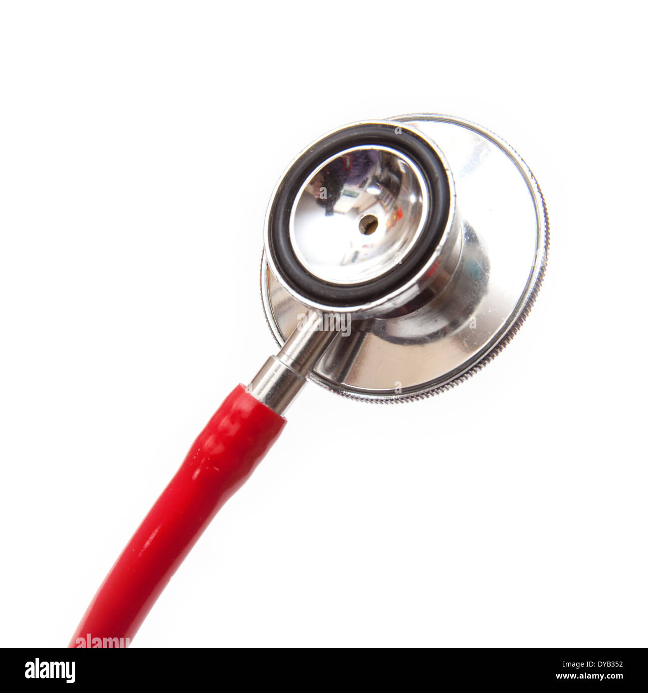Medical stethoscope isolated on a white studio background Stock Photo ...