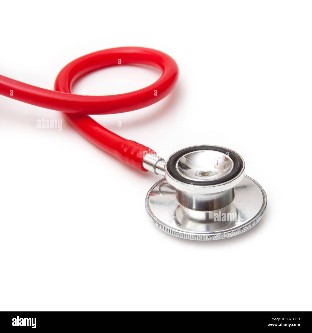 Medical stethoscope isolated on a white studio background Stock Photo ...