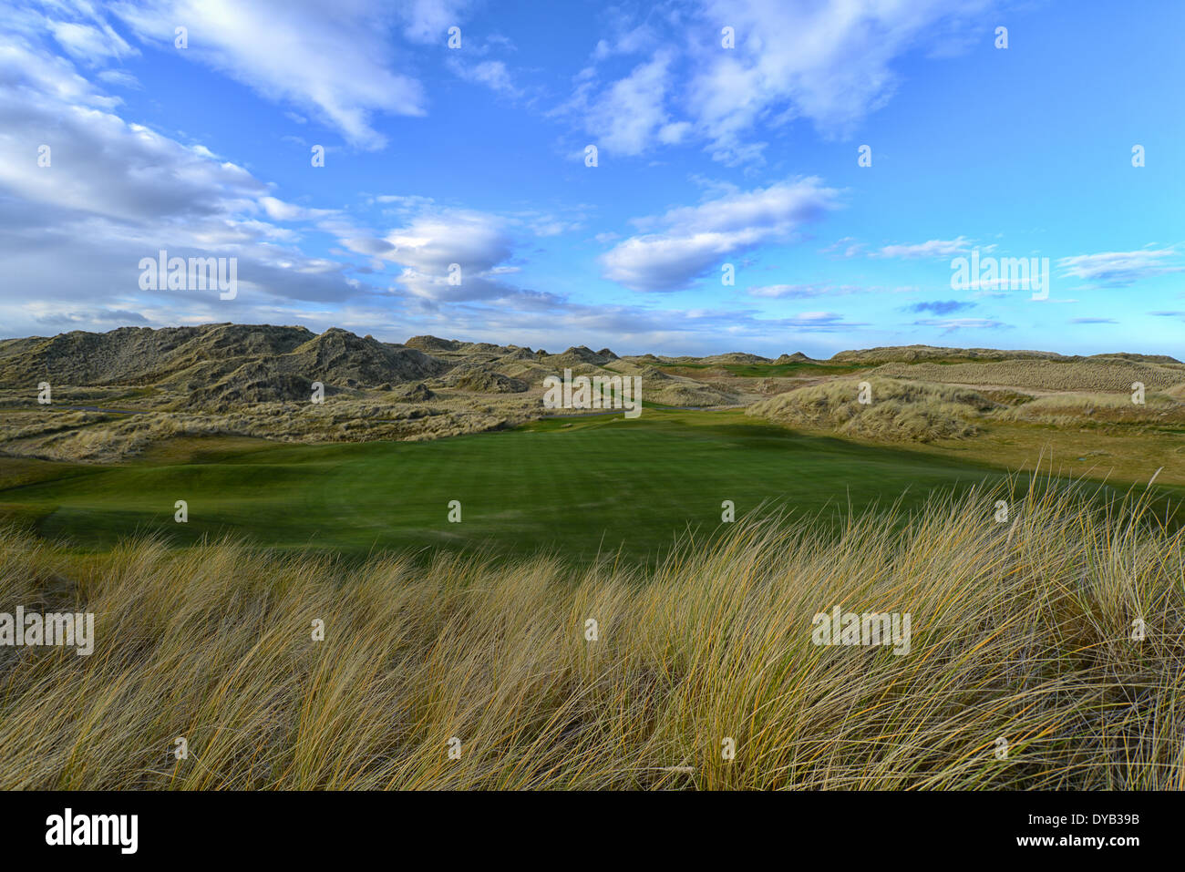 Image of Trump International Golf Links in Aberdeen, Scotland Stock Photo