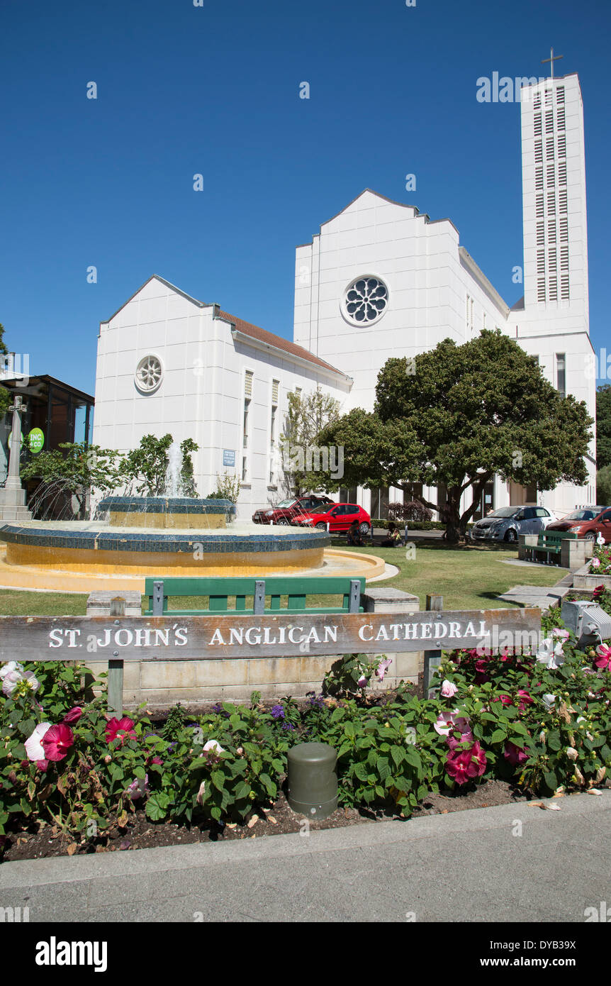 St Johns Anglican Cathedral in Napier Hawkes Bay New Zealand Stock Photo