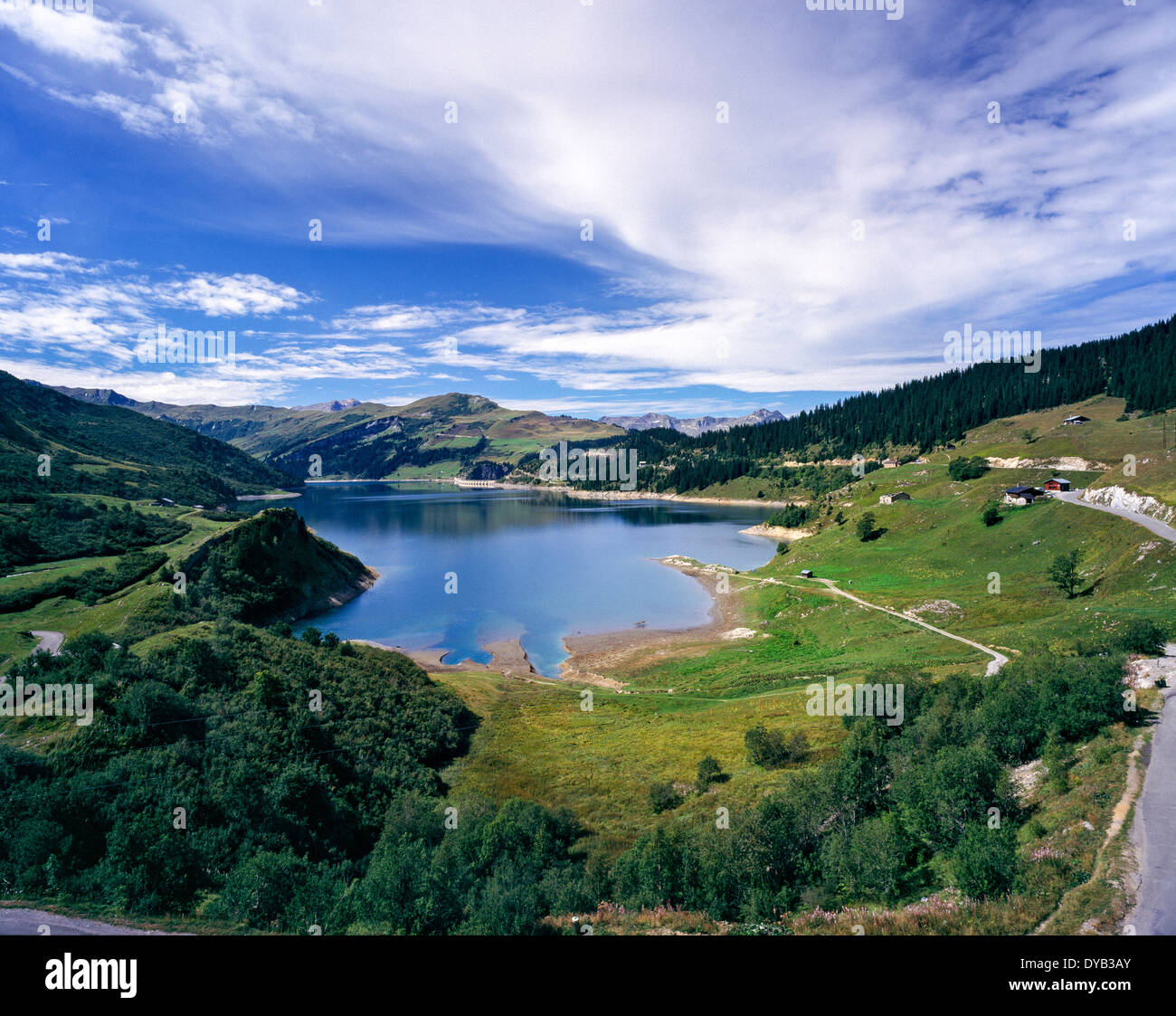 Barrage de Roselend Rhone-Alpes France near Albertville Stock Photo
