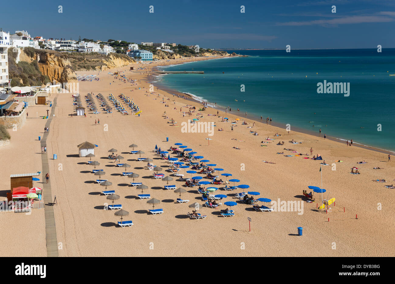 Albufeira beach Stock Photo