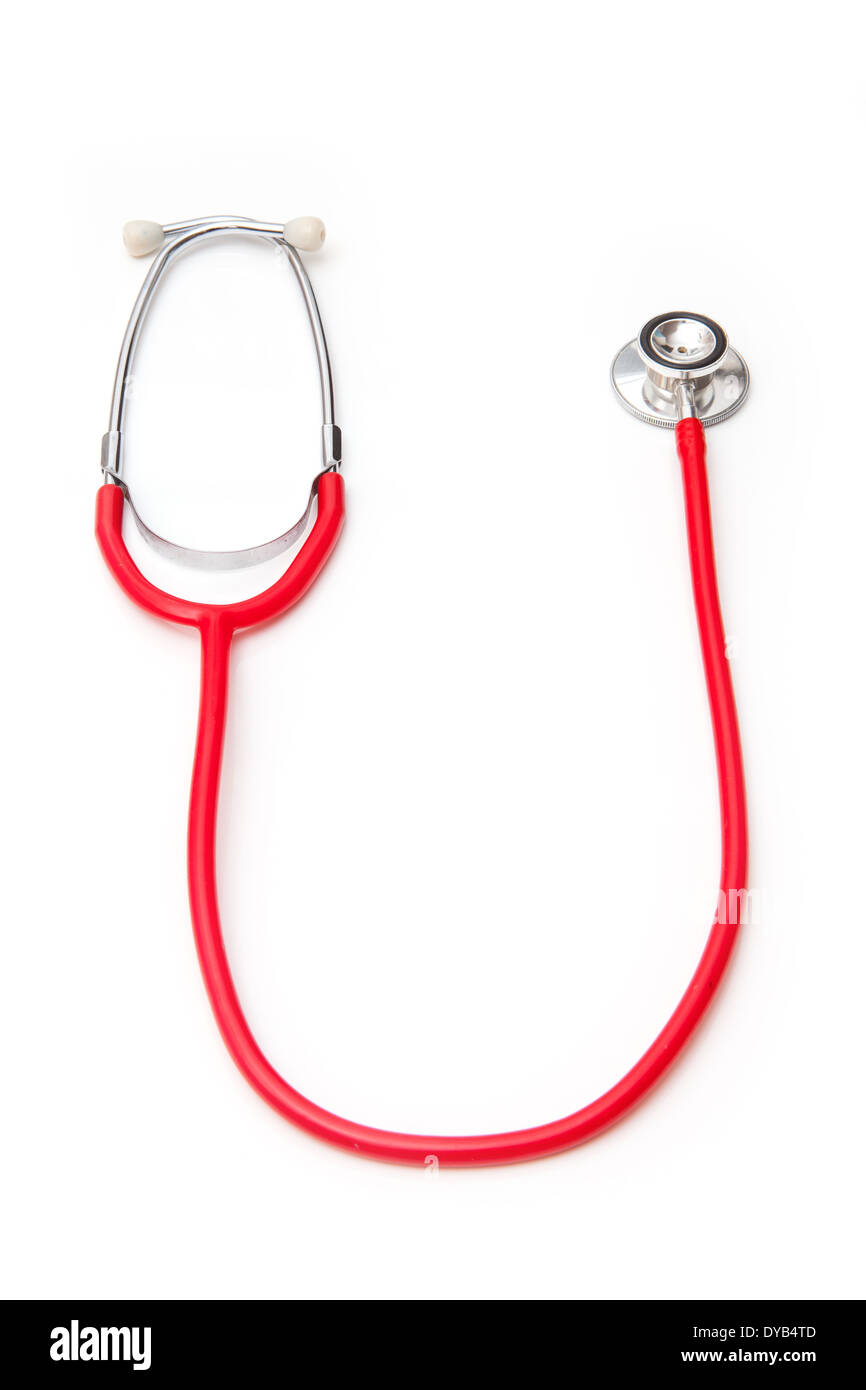 Medical stethoscope isolated on a white studio background Stock Photo ...