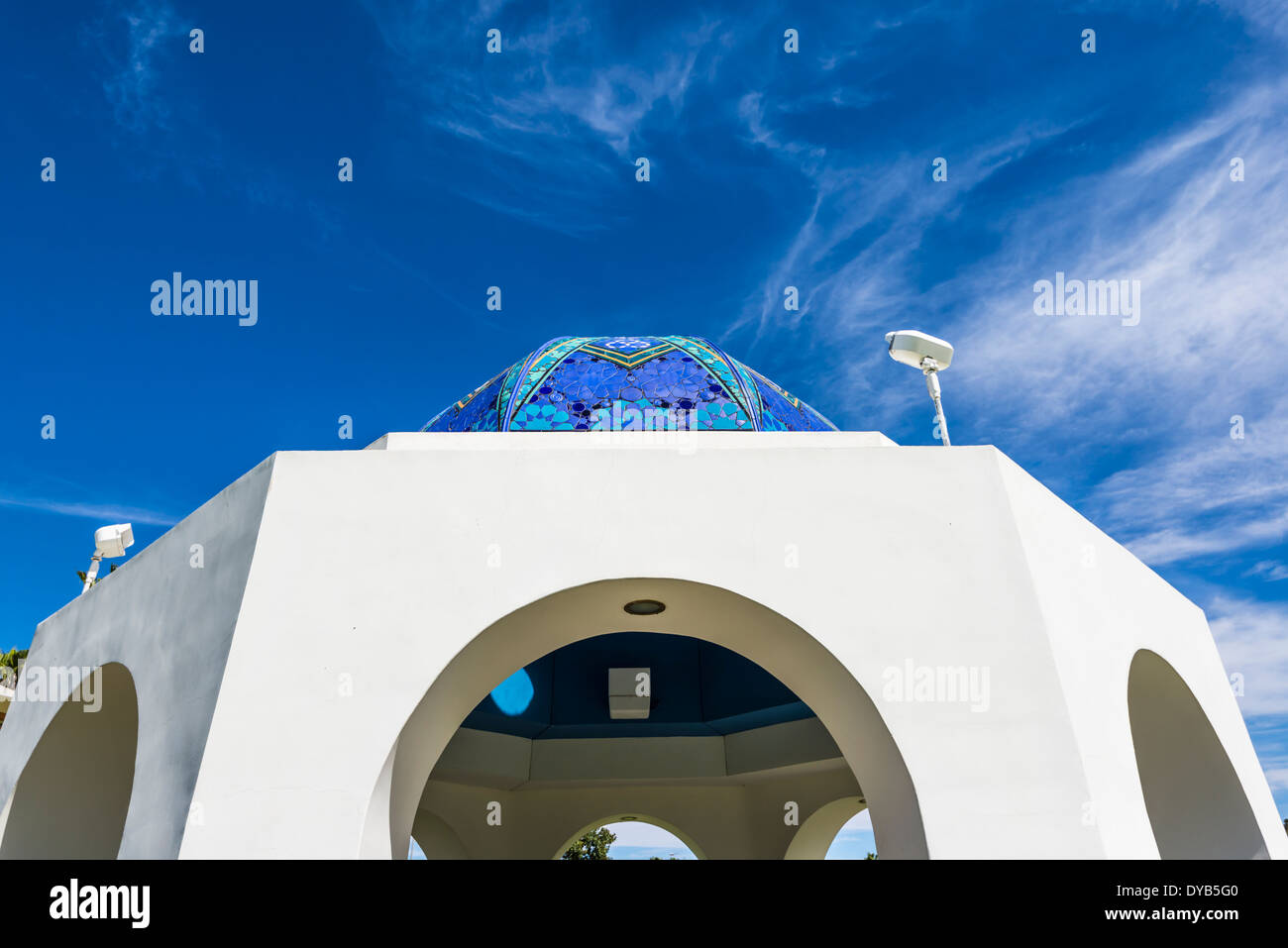 Domed building at the Cancer Survivors Park. San Diego, California, United States. Stock Photo