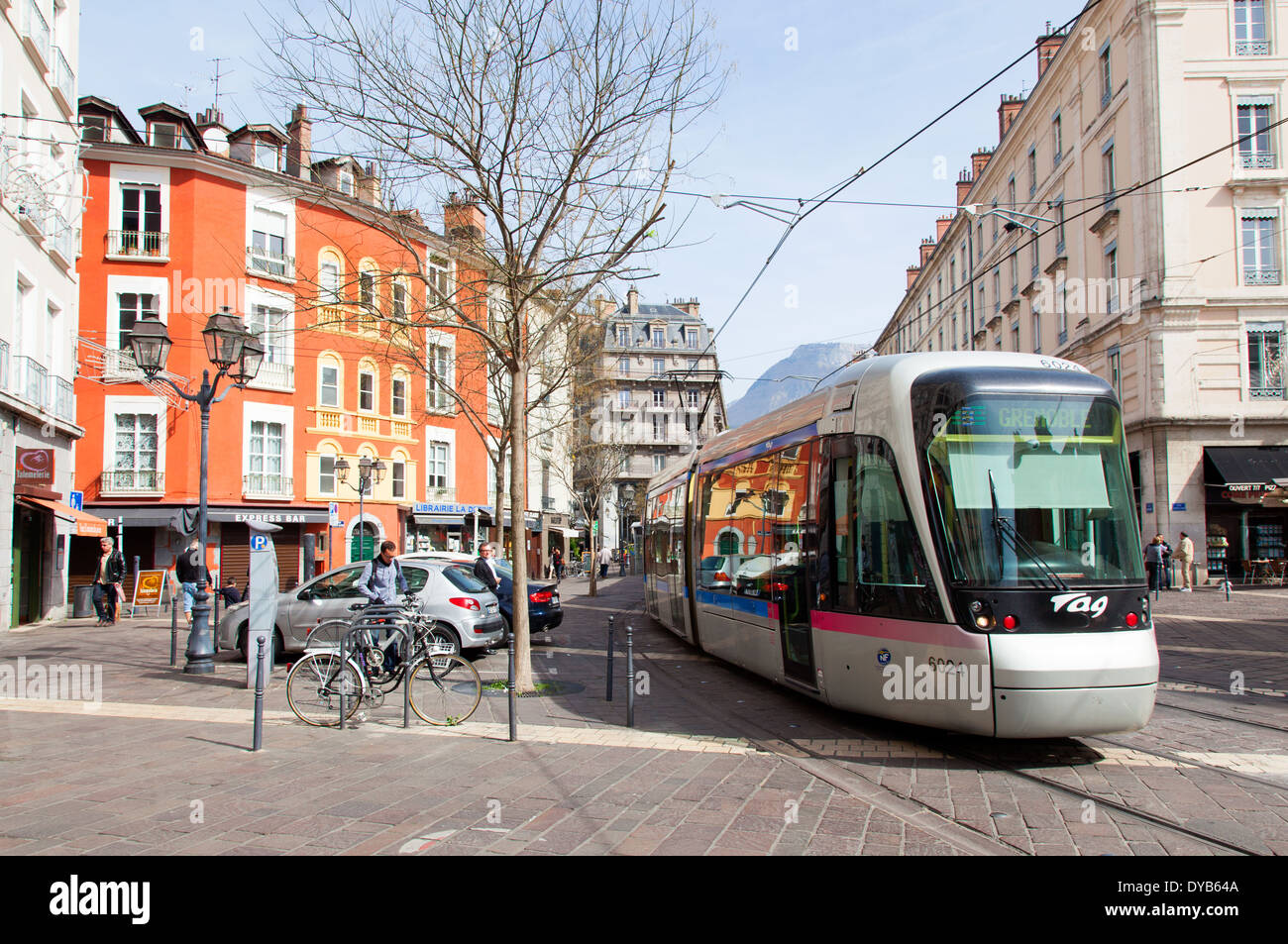 Public Tram Grenoble France Stock Photo Alamy