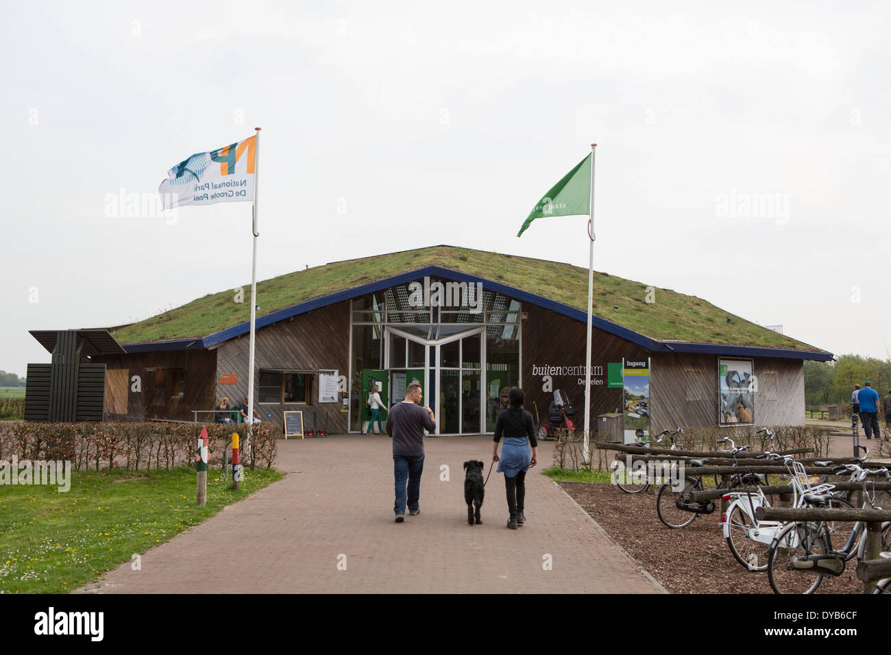 Visitor centre at National park 'De Groote Peel' in the Netherlands Stock Photo